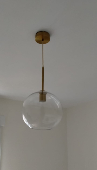lampara bola de tulipa  isntalaciones electricas M&M venta y colocacion