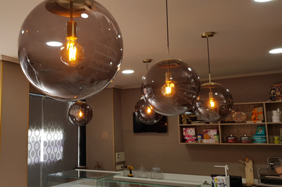lampara bola grande  isntalaciones electricas M&M venta y colocacion