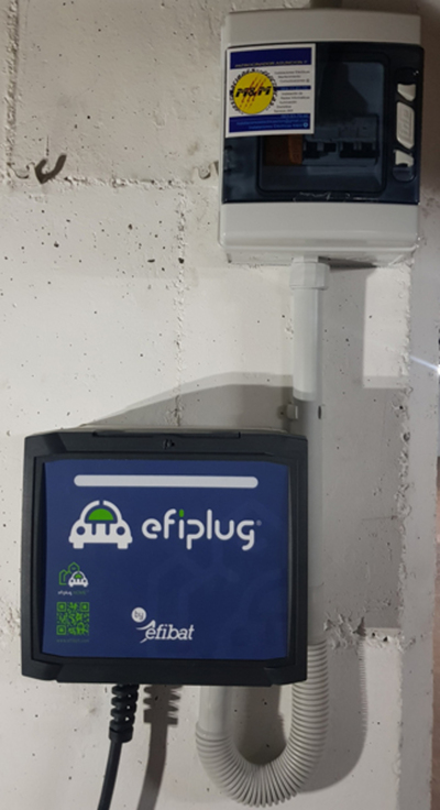 cuadro de superficie con la aparamenta necesaria para la instalacion de cargador electrico instalaciones electricas M&M venta y colocacion