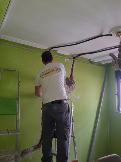 instalcion en vivienda instalaciones electricas M&M venta y colocacion